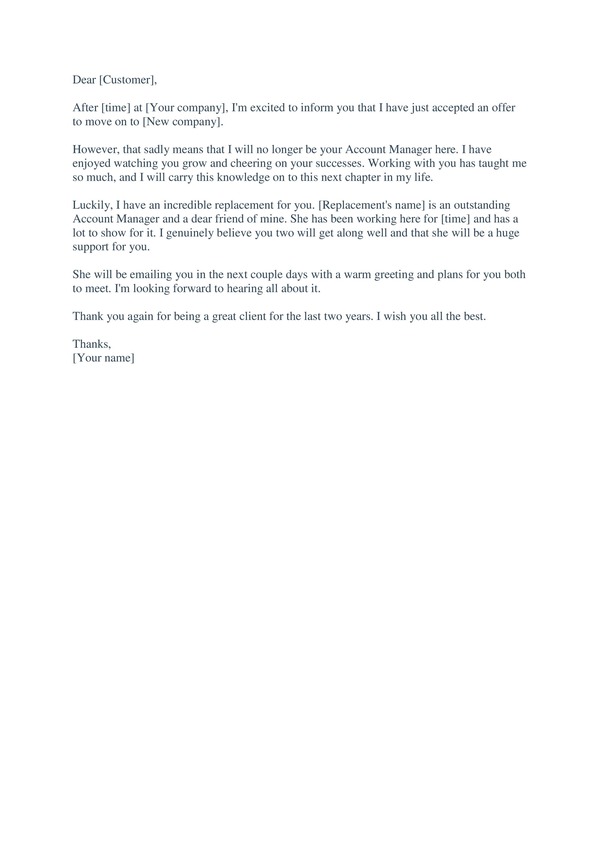 Account manager Leaving Email Download for Microsoft Word and Google Docs