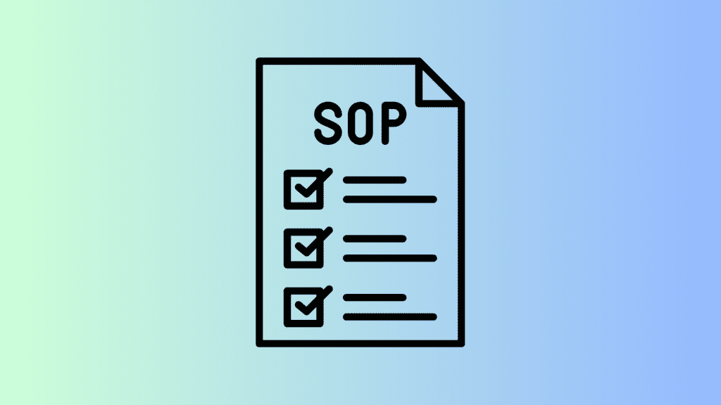 sops business documents in india